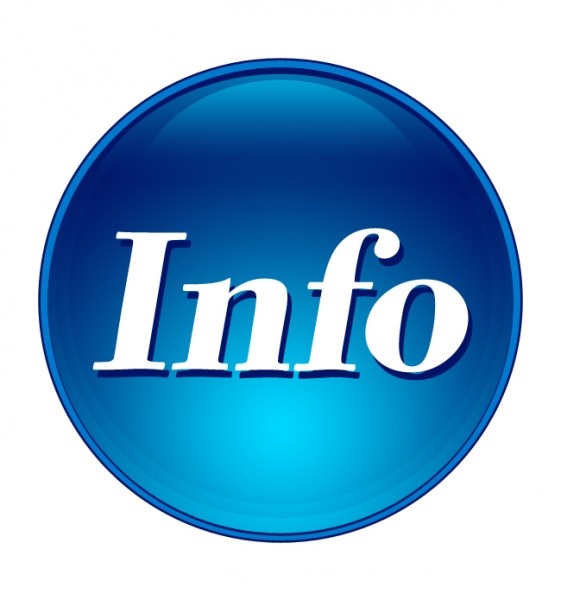 W dniu 15.08.2023 Kryta Pływalnia czynny w godzinach 10:00 - 20:00 | Zdjęcie przedstawia niebieskie kółko z białym napisem Info