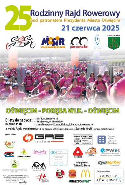 XXV RODZINNY RAJD ROWEROWY | 